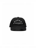 03/01/2026 embroidered black dad hat — Venezuelan streetwear, front view #color_black