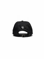 “Make Venezuela De Pinga Again” embroidered black dad hat — Venezuelan political humor, back view #color_black