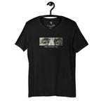 “Patria, Capitalismo y Vida” t-shirt in black, front view — Venezuelan political humor #color_black