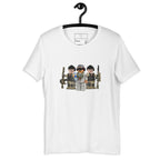 03/01/26 Maduro Lego “captured” t-shirt in white, front view — Venezuelan political humor #color_white