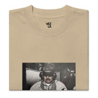 January 3rd 2026 oversized faded tee in faded khaki, folded detail — Venezuelan streetwear #color_faded_khaki