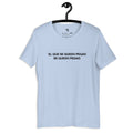 “El Que Se Quedo Pegao” t-shirt in baby blue, front view — Venezuelan t-shirt #color_baby_blue