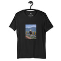 White eagle and guacamayas t-shirt in vintage black, front view — Venezuelan t-shirt #color_vintage_black