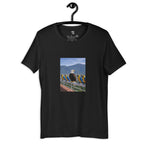 White eagle and guacamayas t-shirt in vintage black, front view — Venezuelan t-shirt #color_vintage_black