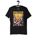 “Pray for Venezuela” t-shirt in black, front view — ropa venezolana #color_black